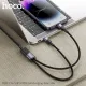 PD Кабель HOCO U139 C to C+iP 100W fast charging data cable 1.2m black mag-6942007647656145614