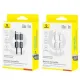 USB/PD кабель Baseus Versatile Two-for-Two U+C to C+L 60W 1m White P10383000211-00 mag-6932172684648145741