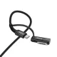 PD Кабель HOCO U142 2-in-1 magnetic C to C 240W (48V/5A)/Type-C to MagSafe3 140W (28V/5A) Black mag-6942007648943144070