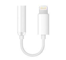 Аудіо адаптер AUX(3,5) - Lightning J-002 (Bluetooth) White mag-200000123281157178