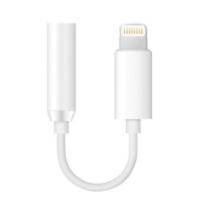 Аудіо адаптер AUX(3,5) - Lightning J-002 (Bluetooth) White mag-200000123281157178