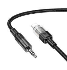 Аудіоадаптер НОСО UPA27 Spirit transparent digital audio conversion cable iP 1.2m Black mag-69420076125241497