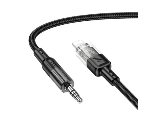 Аудіоадаптер НОСО UPA27 Spirit transparent digital audio conversion cable iP 1.2m Black mag-69420076125241497