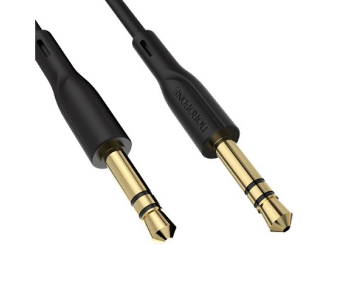Аудіокабель BOROFONE BL1 Audiolink 3.5mm/1m чорний mag-695753108001557