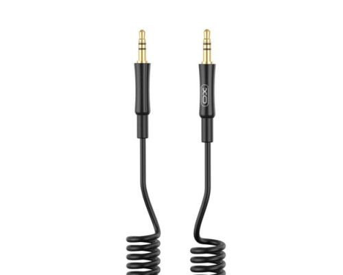 Адаптер XO NB-R255C 3.5mm to 3.5mm Чорний mag-6920680848751136203