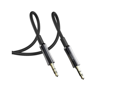 Адаптер XO NB-R255C 3.5mm to 3.5mm Чорний mag-6920680848751136203