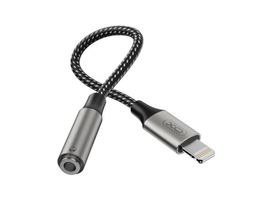 Адаптер XO NB-R258C Lightning to 3.5mm Матовий mag-6920680849239140367