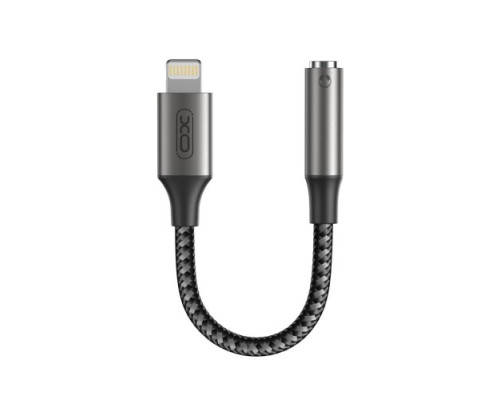 Адаптер XO NB-R258C Lightning to 3.5mm Матовий mag-6920680849239140367