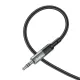Аудіокабель НОСО UPA23 AUX audio cable 1m. Metal Grey mag-6931474783820151011