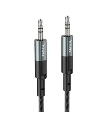 Аудіокабель НОСО UPA23 AUX audio cable 1m. Metal Grey mag-6931474783820151011