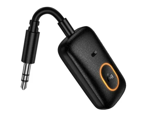 Аудіоадаптер HOCO E151 Graceful AUX BT audio receiver/transmitter Black mag-6942007667906153105