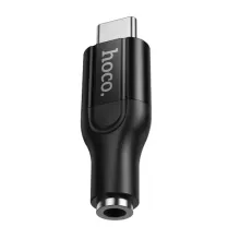 Аудіокабель НОСО UPA35 Mia digital audio converter Type-C to 3.5 black mag-6942007680318154072