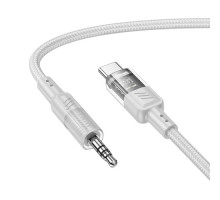 Аудіоадаптер НОСО UPA27 Spirit transparent digital audio conversion cable Type-C 1.2m Gray mag-69420076125551499