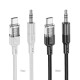 Аудіоадаптер НОСО UPA27 Spirit transparent digital audio conversion cable Type-C 1.2m Gray mag-69420076125551499