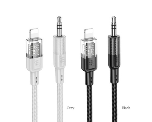 Аудіоадаптер НОСО UPA27 Spirit transparent digital audio conversion cable iP 1.2m Gray mag-694200761253159766