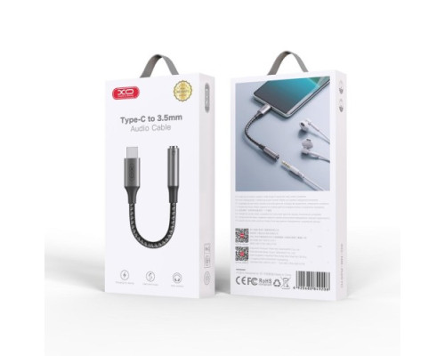 Адаптер XO NB-R257C Type-C to 3.5mm Матовий mag-6920680849208136204