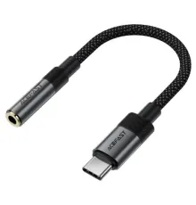 AUX-адаптер ACEFAST J12 Type-C to 3.5mm audio converter Black mag-6974316285281153831