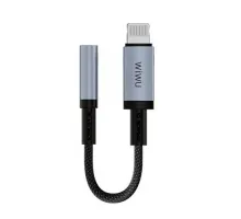 AUX-адаптер WiWU Legend Audio Convertor Lightning to 3.5mm Wi-C047L 0.15m Black mag-6976975619308153579