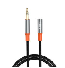 Адаптер XO NB-R269A 3.5 Male to 3.5 Female Adapter 1m Чорний mag-692068085507060161