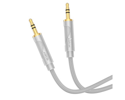 Аудіокабель НОСО UPA30 Friend 1m. Gray mag-6942007625487137291