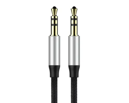 Аудіокабель Baseus Yiven M30 1m. Black-silver CAM30-BS1 mag-6953156257184145777