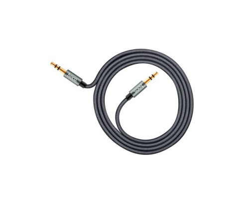 Аудіокабель НОСО UPA03 Noble sound 1m Сірий mag-695753105156558173