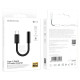 Адаптер BOROFONE BV15 Type-C digital 3.5 audio converter чорний mag-6974443385069140905