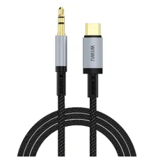 AUX-адаптер WiWU Legend Audio Convertor USB-C to 3.5mm Wi-C048T 1,5m Black mag-6976975619315153580