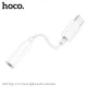 Аудіоадаптер HOCO LS35 Type-C to 3.5mm digital audio converter 0,08m. White mag-6931474790767151116