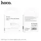 Аудіоадаптер HOCO LS35 Type-C to 3.5mm digital audio converter 0,08m. White mag-6931474790767151116