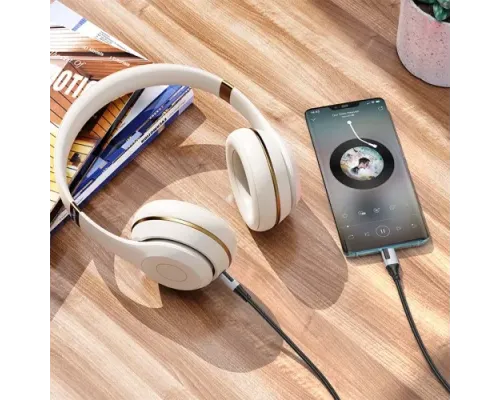 Аудіокабель BOROFONE BL19 Creator digital audio for Type-C/1m чорний mag-6941991108334146257