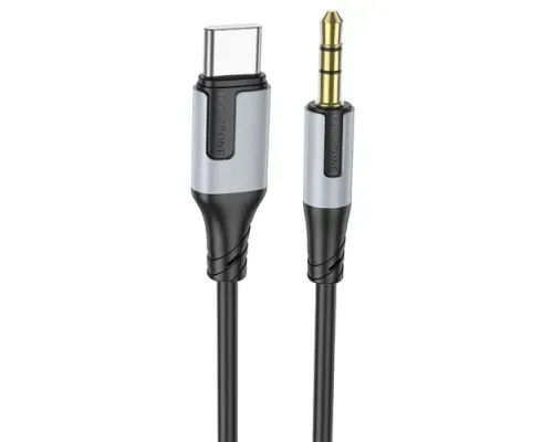 Аудіокабель BOROFONE BL19 Creator digital audio for Type-C/1m чорний mag-6941991108334146257