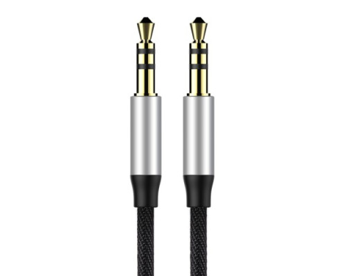 Аудіокабель Baseus Yiven M30 1,5m. Black-Silver CAM30-CS1 mag-695315625720754652