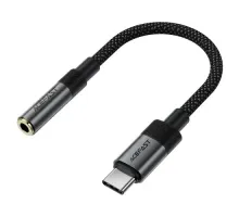AUX-адаптер ACEFAST J12 Type-C to 3.5mm audio converter Black mag-6974316285281153753