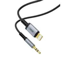 AUX-адаптер WiWU Legend Audio Convertor Lightning to 3.5mm Wi-C048L 1.5m Black mag-6976975619322153581
