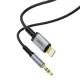 AUX-адаптер WiWU Legend Audio Convertor Lightning to 3.5mm Wi-C048L 1.5m Black mag-6976975619322153581