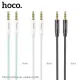 Аудіокабель НОСО UPA19 AUX audio cable 1m Black mag-6931474759863143983