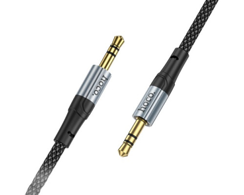 Аудіокабель НОСО UPA26 AUX Fresh audio cable 1m Black mag-69420076088001731