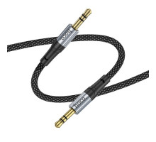 Аудіокабель НОСО UPA26 AUX Fresh audio cable 1m Black mag-69420076088001731