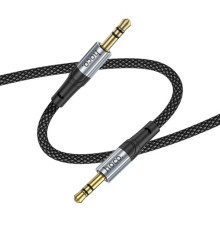 Аудіокабель НОСО UPA26 AUX Fresh audio cable 1m Black mag-69420076088001731