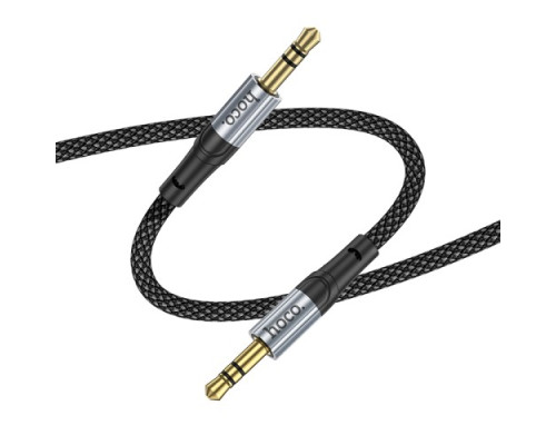 Аудіокабель НОСО UPA26 AUX Fresh audio cable 1m Black mag-69420076088001731