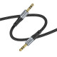 Аудіокабель НОСО UPA26 AUX Fresh audio cable 1m Black mag-69420076088001731