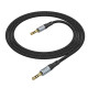 Аудіокабель НОСО UPA26 AUX Fresh audio cable 1m Black mag-69420076088001731
