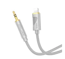 Аудіоадаптер НОСО UPA30 Friend digital audio conversion cable iP 1m. Gray mag-6942007625517144022