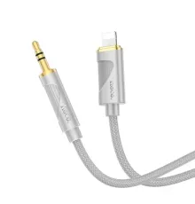 Аудіоадаптер НОСО UPA30 Friend digital audio conversion cable iP 1m. Gray mag-6942007625517144022