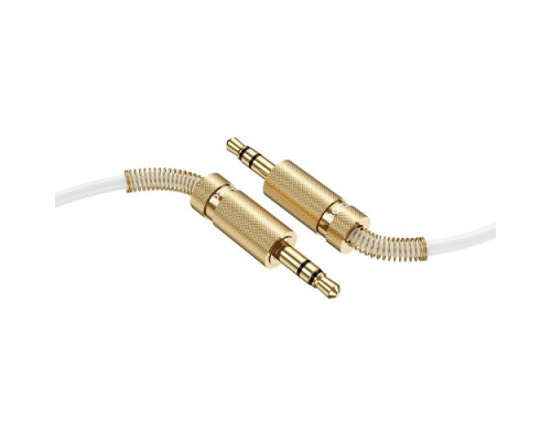 Аудіокабель НОСО UPA31 Cindy spring audio cable AUX 1m White mag-6942007631242137371