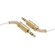 Аудіокабель НОСО UPA31 Cindy spring audio cable AUX 1m White mag-6942007631242137371