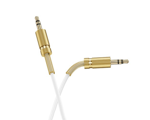 Аудіокабель НОСО UPA31 Cindy spring audio cable AUX 1m White mag-6942007631242137371