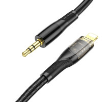 Аудіоадаптер НОСО UPA25 Transparent Discovery Edition Digital audio conversion cable iP Black mag-69314747911531818