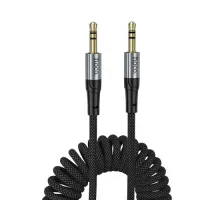 Аудіокабель НОСО UPA33 Nuevo audio cable AUX black mag-6942007663793152110